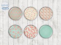 Motiv-Cabochons 1707 25mm (6 Stk)